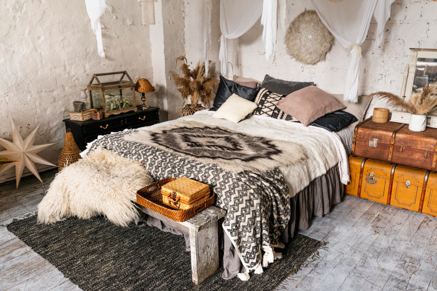Bohemian Style Bedding patterns